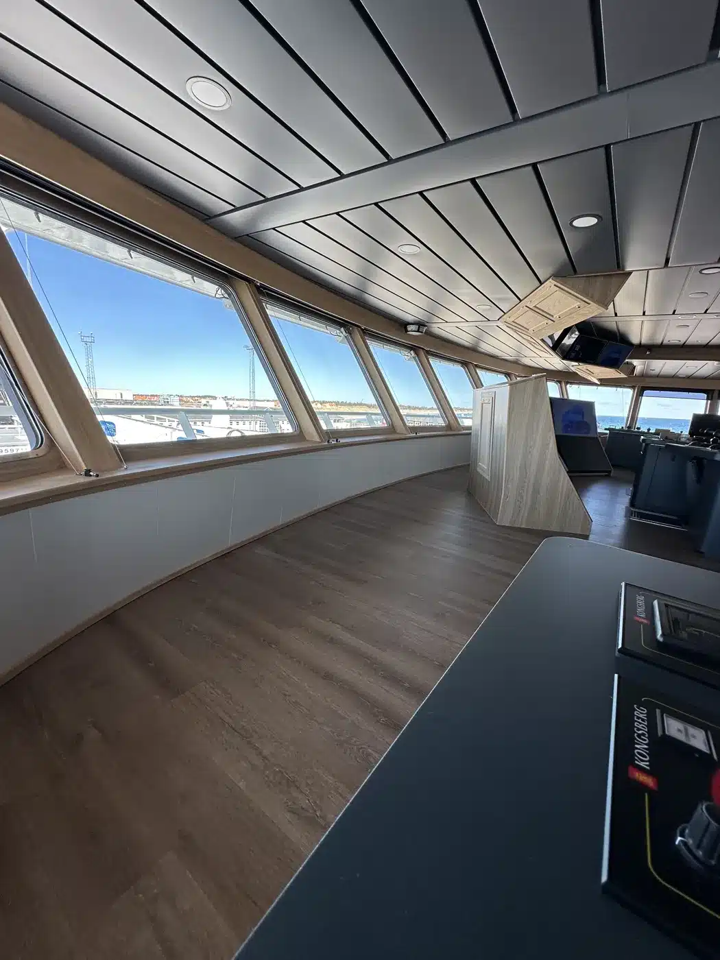Styrehuset på Håkon ÞH-250 efter polering